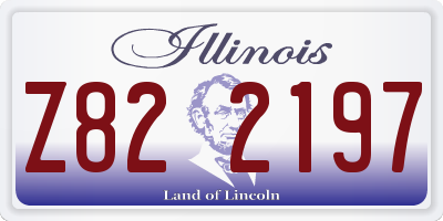 IL license plate Z822197