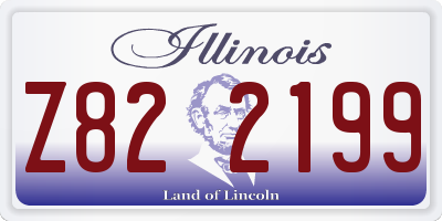 IL license plate Z822199