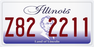 IL license plate Z822211