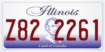 IL license plate Z822261