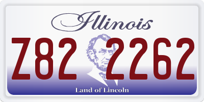 IL license plate Z822262