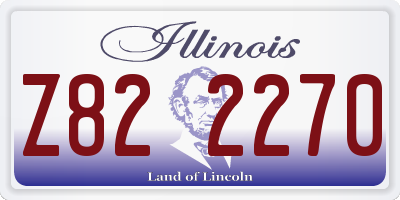 IL license plate Z822270