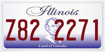 IL license plate Z822271