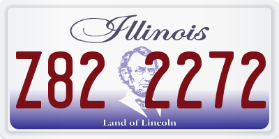 IL license plate Z822272