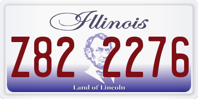 IL license plate Z822276
