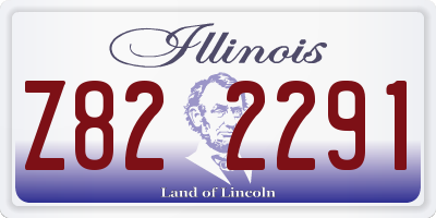 IL license plate Z822291