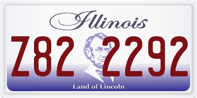 IL license plate Z822292