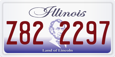 IL license plate Z822297