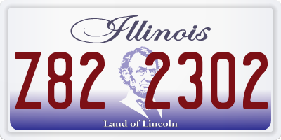 IL license plate Z822302