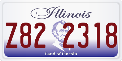 IL license plate Z822318