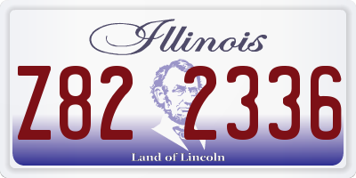 IL license plate Z822336