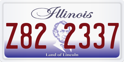 IL license plate Z822337