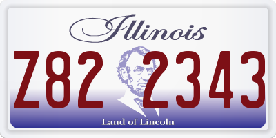 IL license plate Z822343