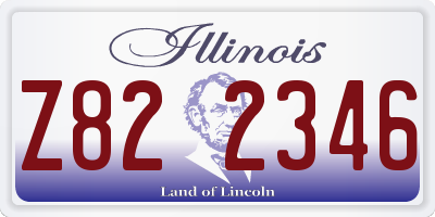 IL license plate Z822346