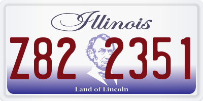 IL license plate Z822351