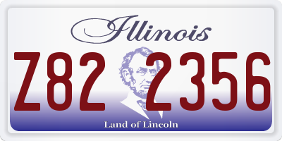 IL license plate Z822356