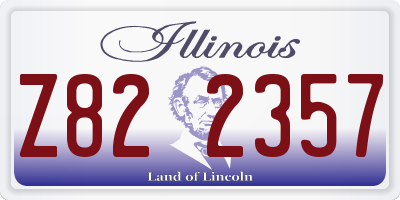 IL license plate Z822357
