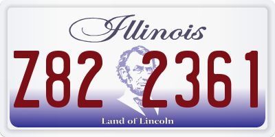IL license plate Z822361