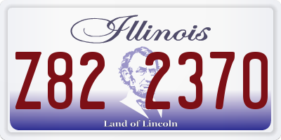 IL license plate Z822370