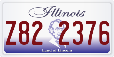 IL license plate Z822376