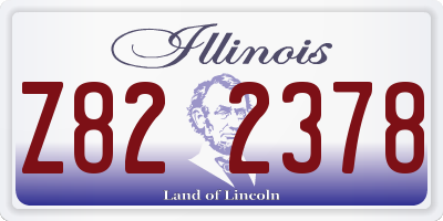 IL license plate Z822378