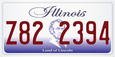 IL license plate Z822394