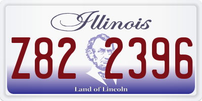IL license plate Z822396