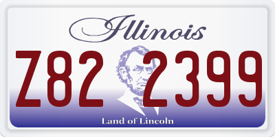 IL license plate Z822399