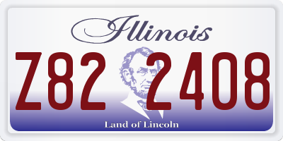 IL license plate Z822408