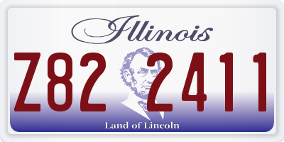 IL license plate Z822411