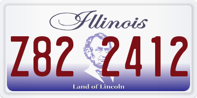 IL license plate Z822412