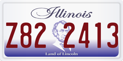 IL license plate Z822413