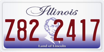 IL license plate Z822417