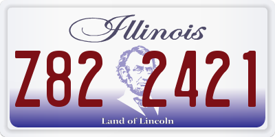 IL license plate Z822421
