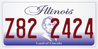 IL license plate Z822424
