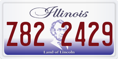 IL license plate Z822429