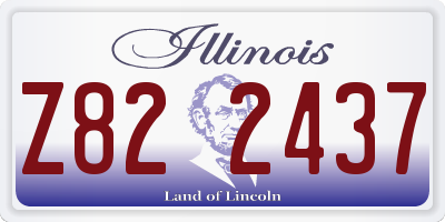 IL license plate Z822437