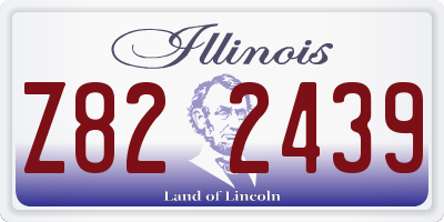 IL license plate Z822439