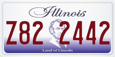 IL license plate Z822442