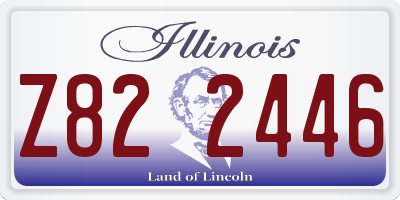 IL license plate Z822446