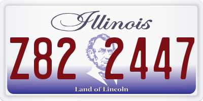 IL license plate Z822447