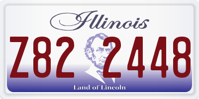 IL license plate Z822448