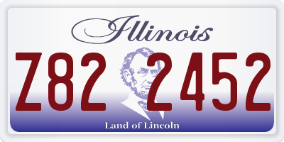 IL license plate Z822452