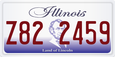 IL license plate Z822459