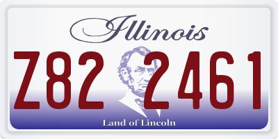 IL license plate Z822461