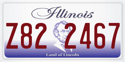 IL license plate Z822467