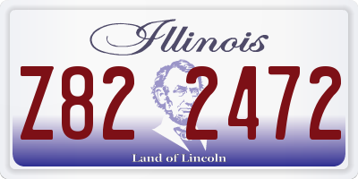 IL license plate Z822472