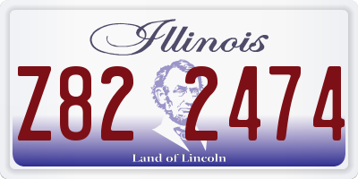 IL license plate Z822474