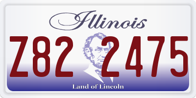 IL license plate Z822475