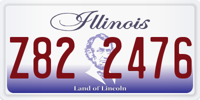 IL license plate Z822476